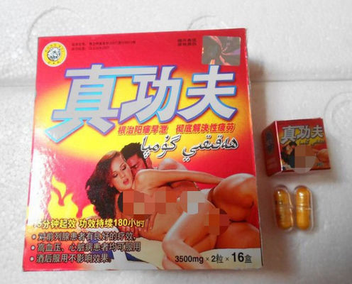 Cina Zhengongfu pil seks pria, Daya tahan tubuh laki-laki pil biologis pembesaran pil, Cina kotak merah, Pil herbal pabrik